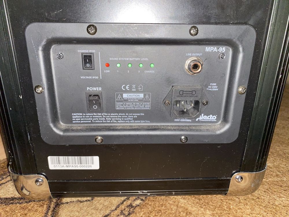Alecto MPA95 bezprzewodowy system audio