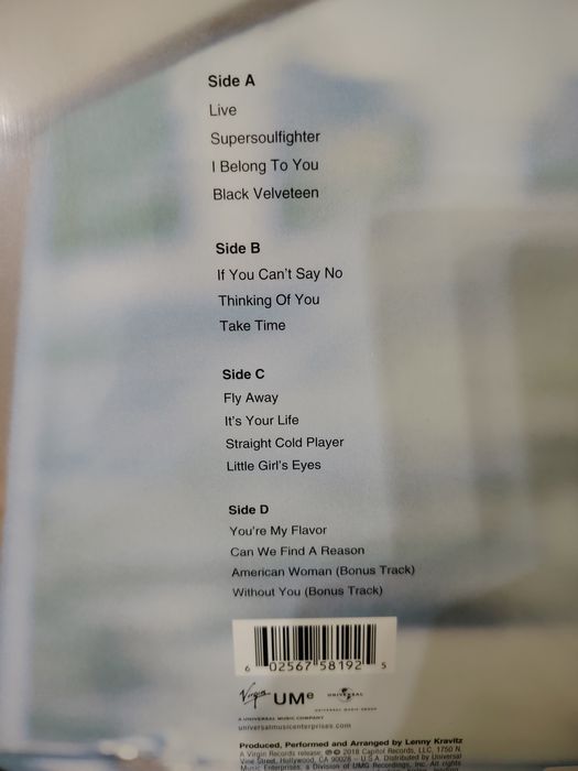 Disco vinil Lenny Kravitz 5