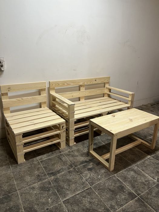 Садові меблі / лавочки з паллет / дивани з піддонів/ крісла loft PRO