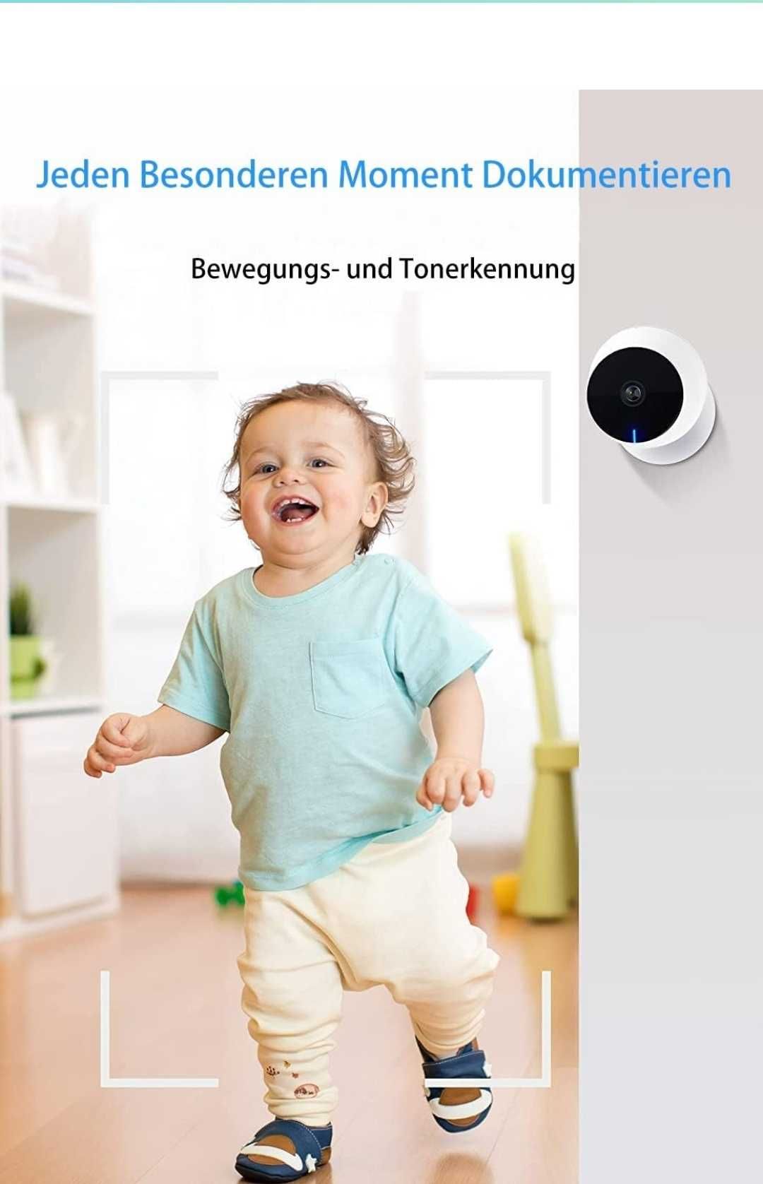 Inteligentna wewnętrzna kamera Wi-Fi laxihub M1 Full HD  zestaw 2 szt.
