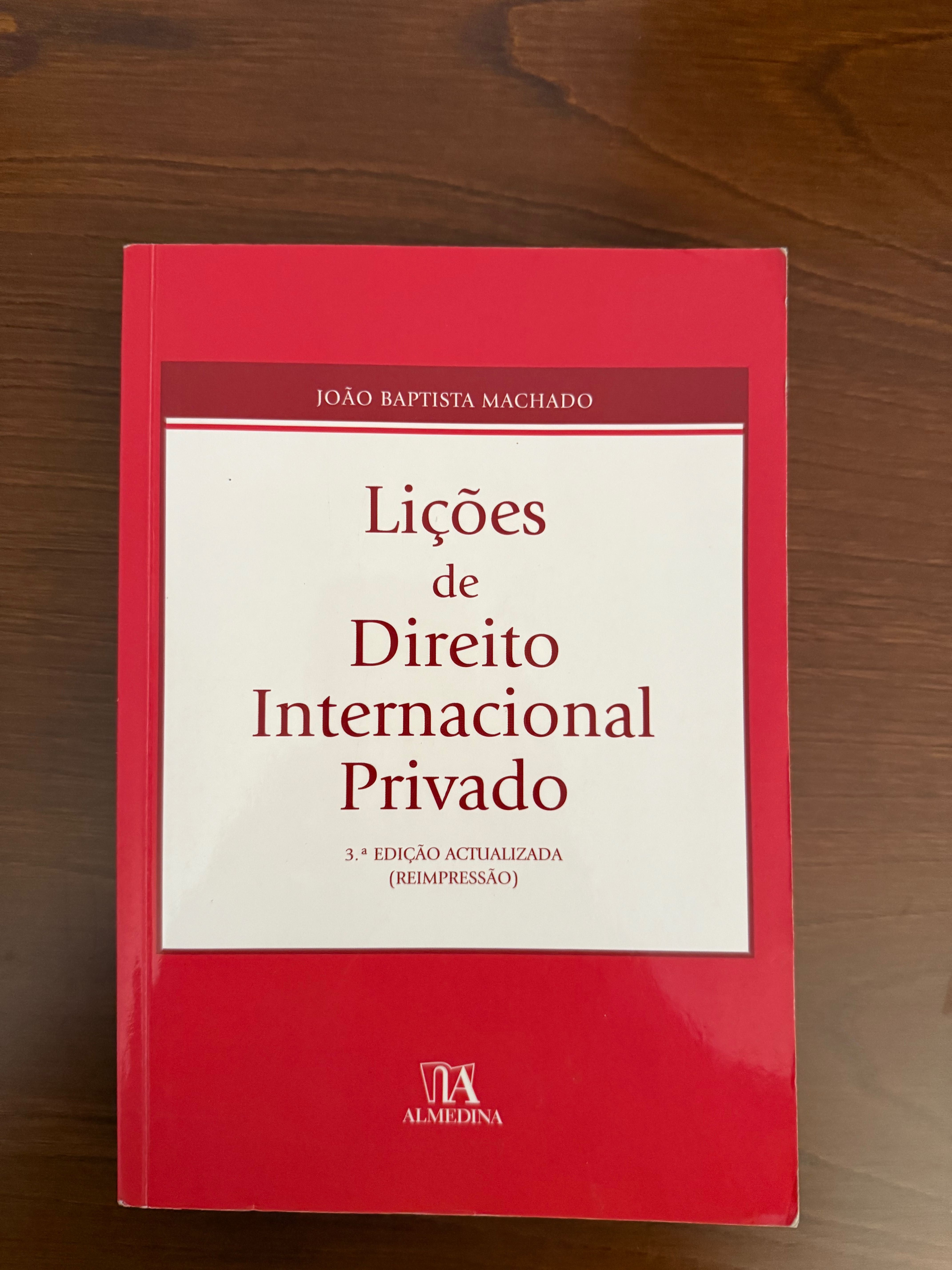 Livro Lições de Direito Internacional Privado