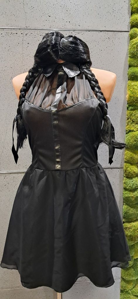 Strój przebranie kostium Wednesday Adams