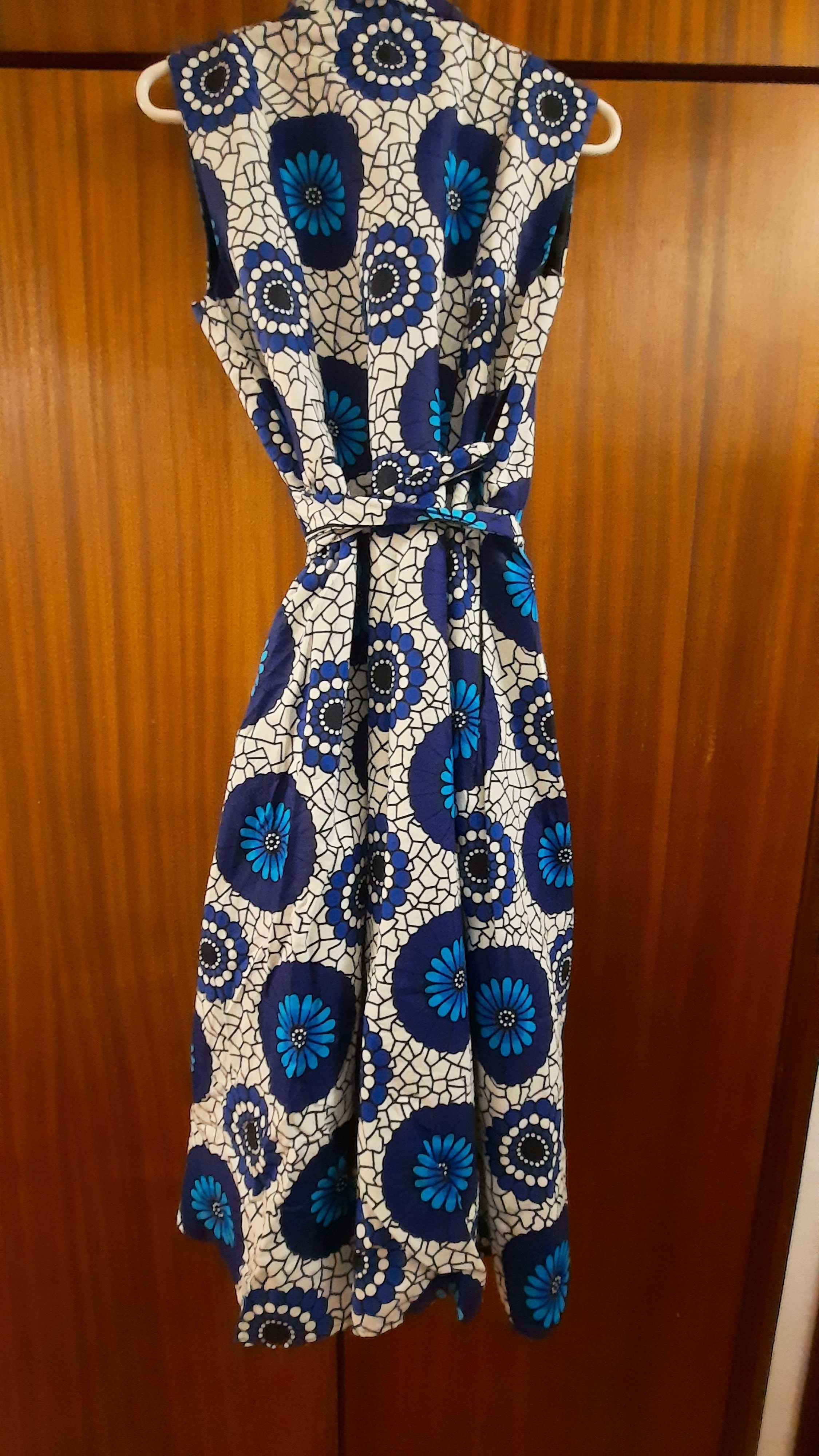 Vestido Tecido Africano - Cabo Verde