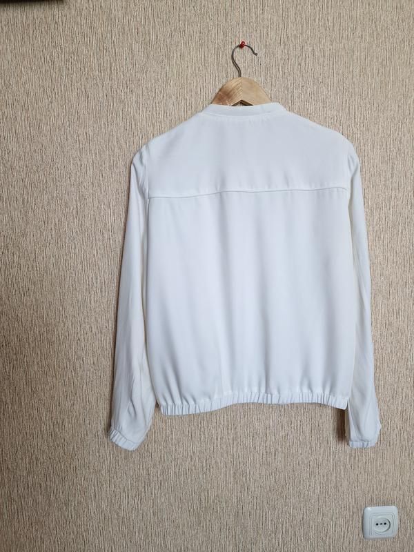 білий бомбер, куртка, жакет massimo dutti, оригінал
