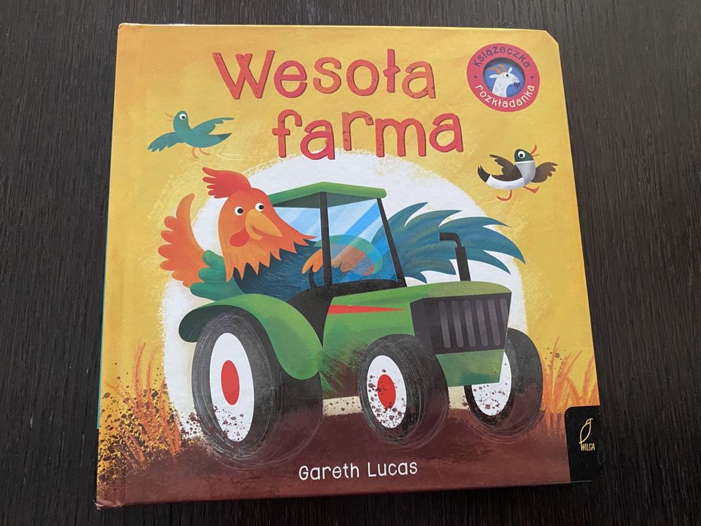 Twarda ksiazeczka rokladana Wesola Farma