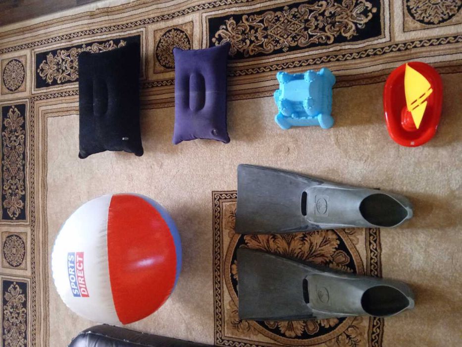 płetwy materac dmuchany piłka plażowa zabawki rowerowe akcesoria