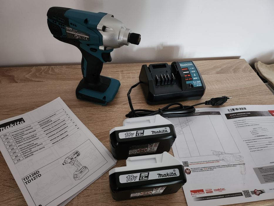 Nowa zakrętarka Makita 18V klucz udarowa wkrętarka bosch aeg metabo