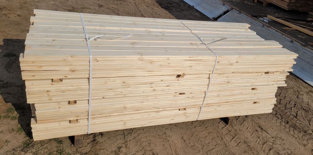 DESKA ELEWACYJNA szalówka podbitka boazeria pióro-wpust ŚWIERK