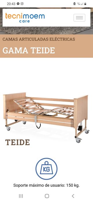 Cama articulada electrica oferta de colchão anti escaras