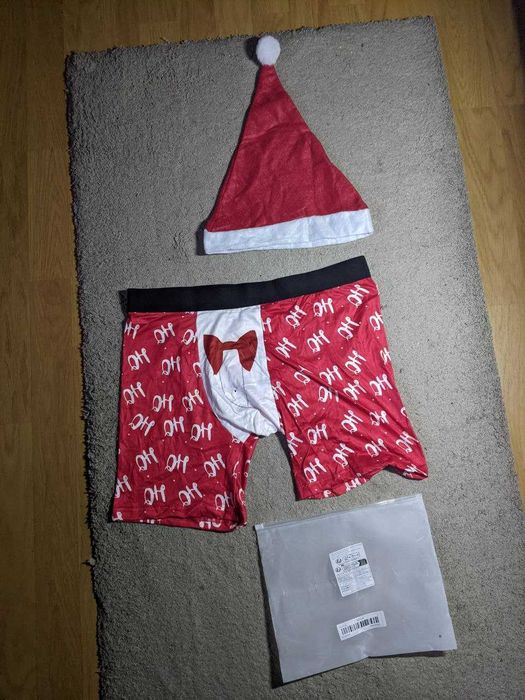 Боксери Труси Новорічні Плавки L-XL 48-52 трусики Подарунок НР Миколай
