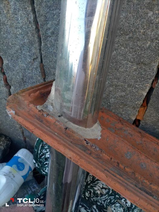 chaminé inox sem ferrugem