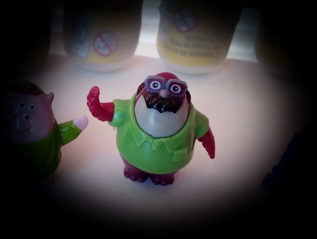 Don Carlton Mini Figura MPG TR255 Ovo Kinder 2013 Monsters University