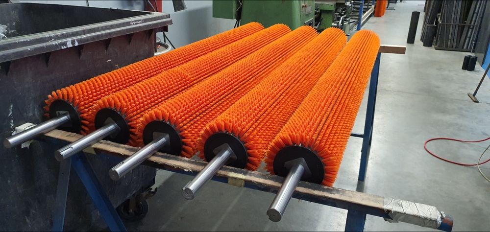 Szczotka z wałem do szczotkarki warzyw, myjka, płuczka | OD PRODUCENTA