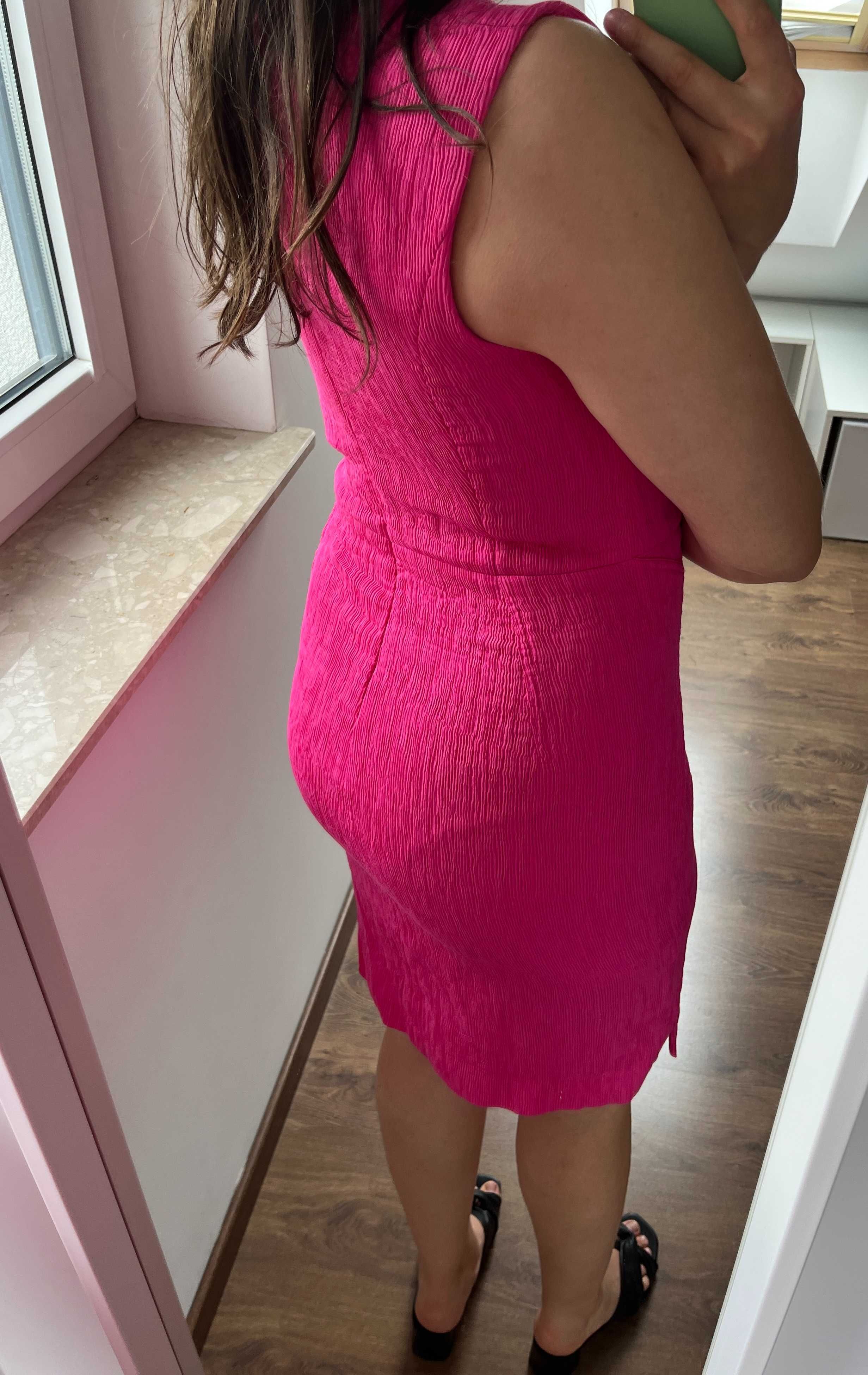 Letnia sukienka Next rozmiar M/L wiskoza lato old money okazję Eleganc