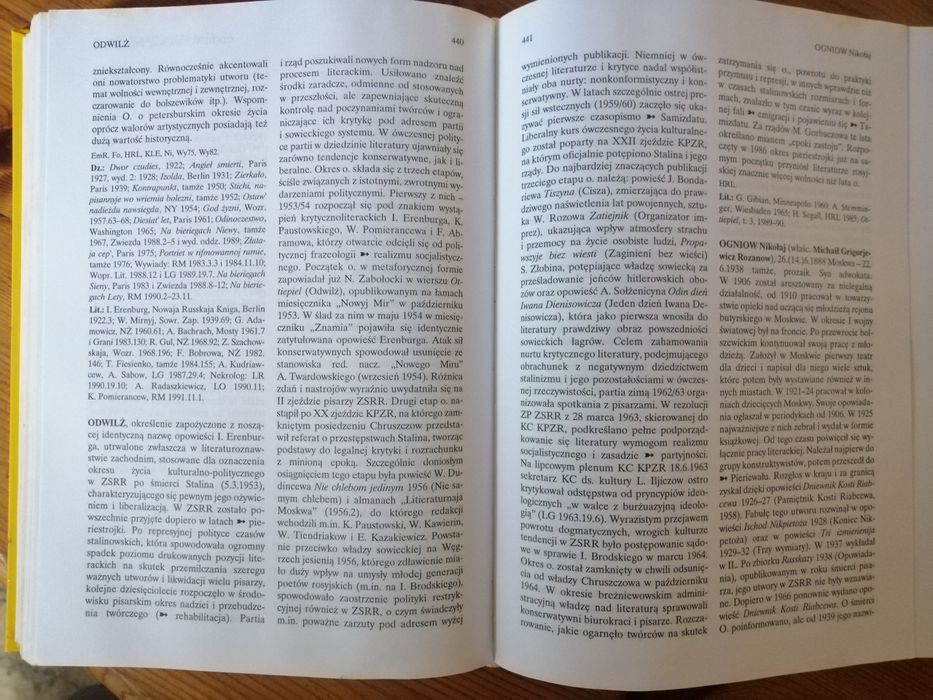 Leksykon literatury rosyjskiej XX wieku , Wolfgang Kasack