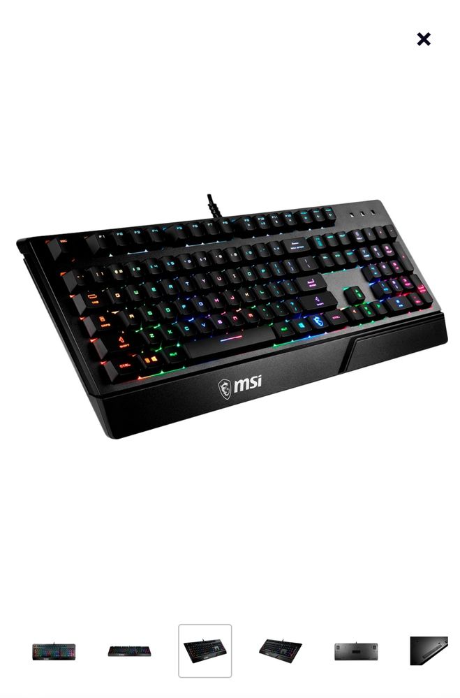 Клавіатура MSI VIGOR GK20 UA (VIGOR_GK20_UA)