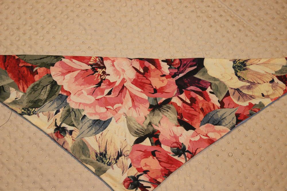 Chusta dla dziewczynki kwiaty