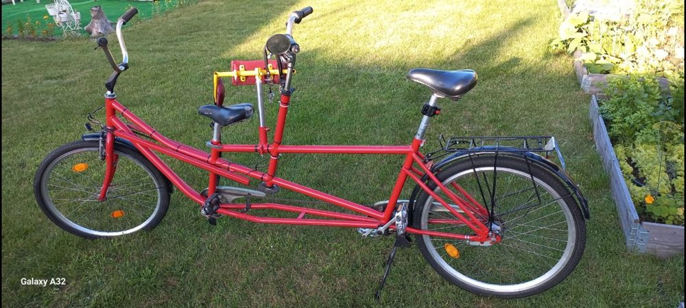 Rower tandem z wzmocnioną ramą