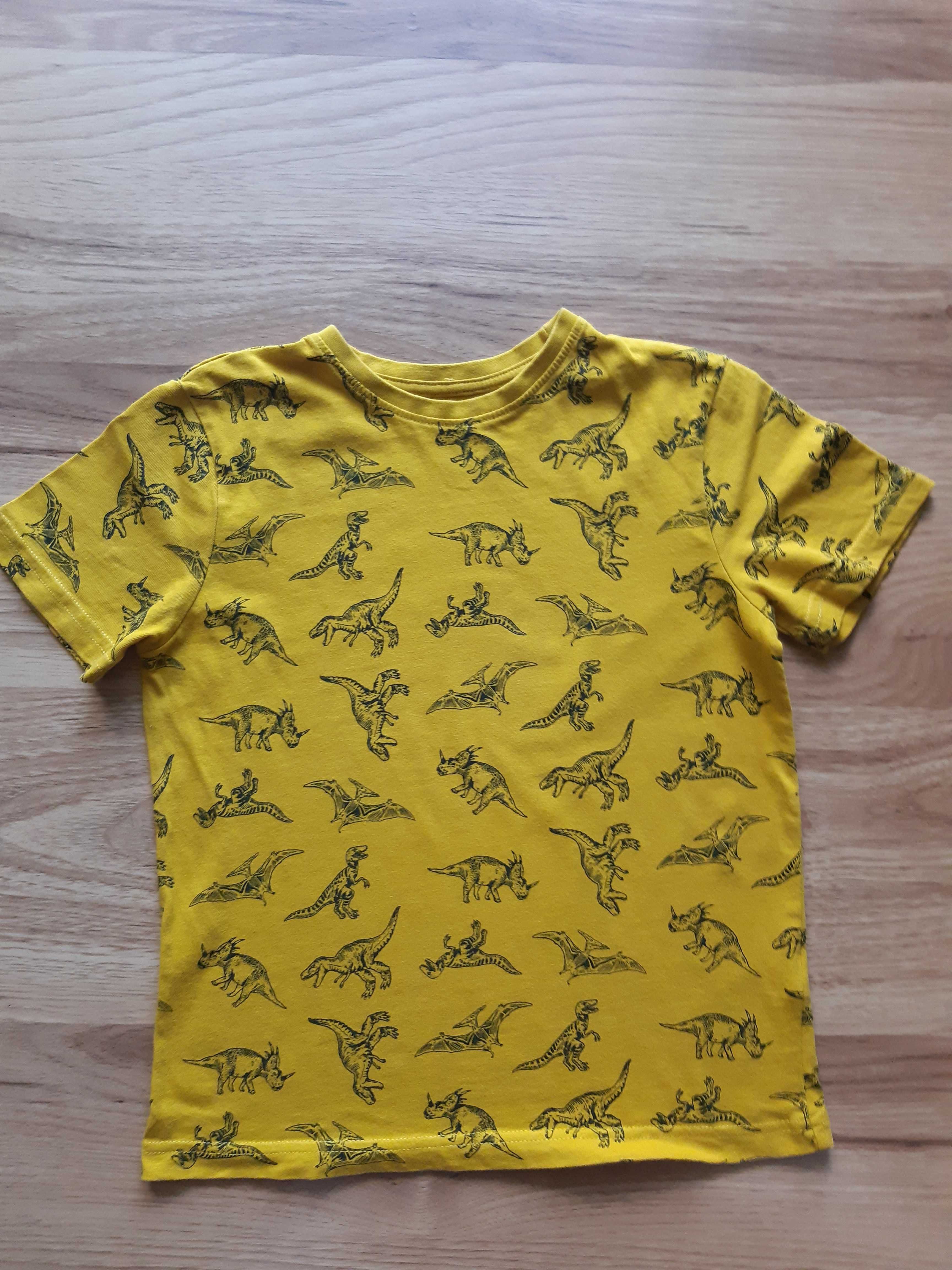 Koszulki t-shirty chłopięce 3 szt., rozm. 128 i 134