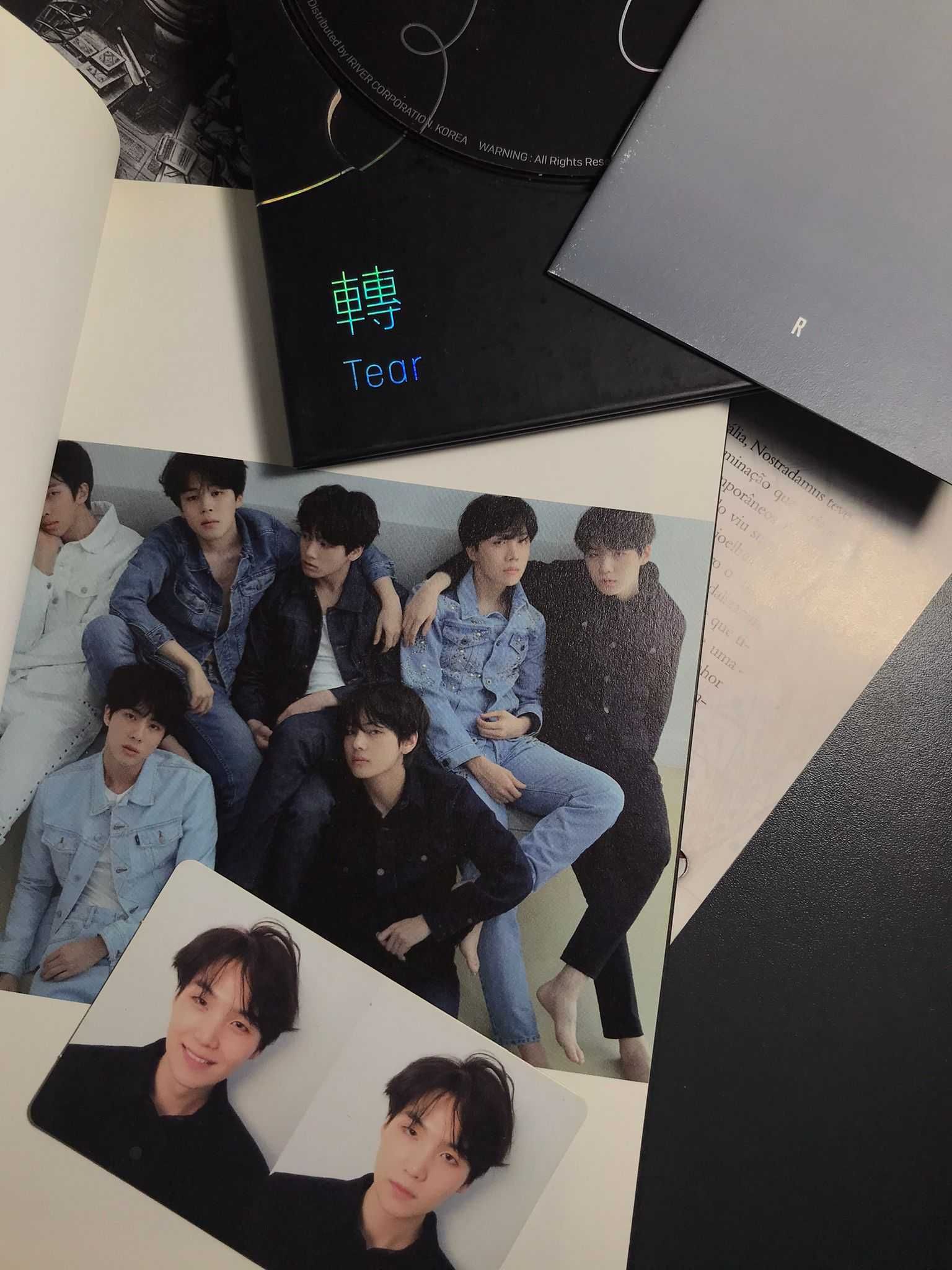 BTS Love Yourself: Tear (Versão R) - Photocard Yoongi/Suga