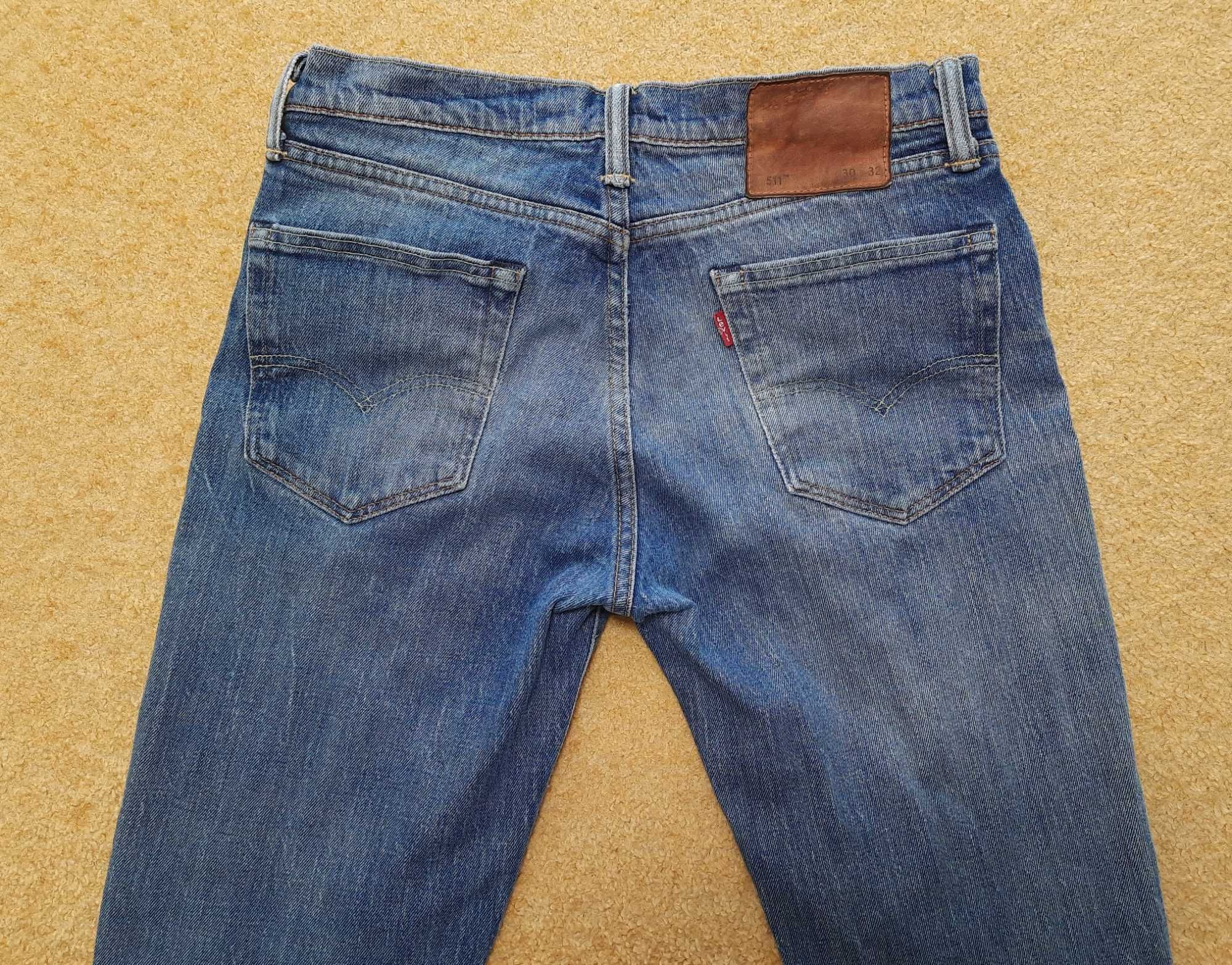Levi's® Flex 511™ Slim Fit W30 L32 Джинси чоловічі блакитні