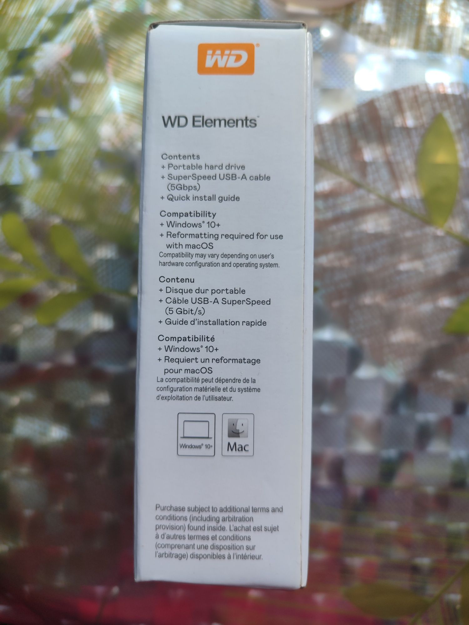 Внешний жёсткий диск Western Digital Elements 1 ТБ