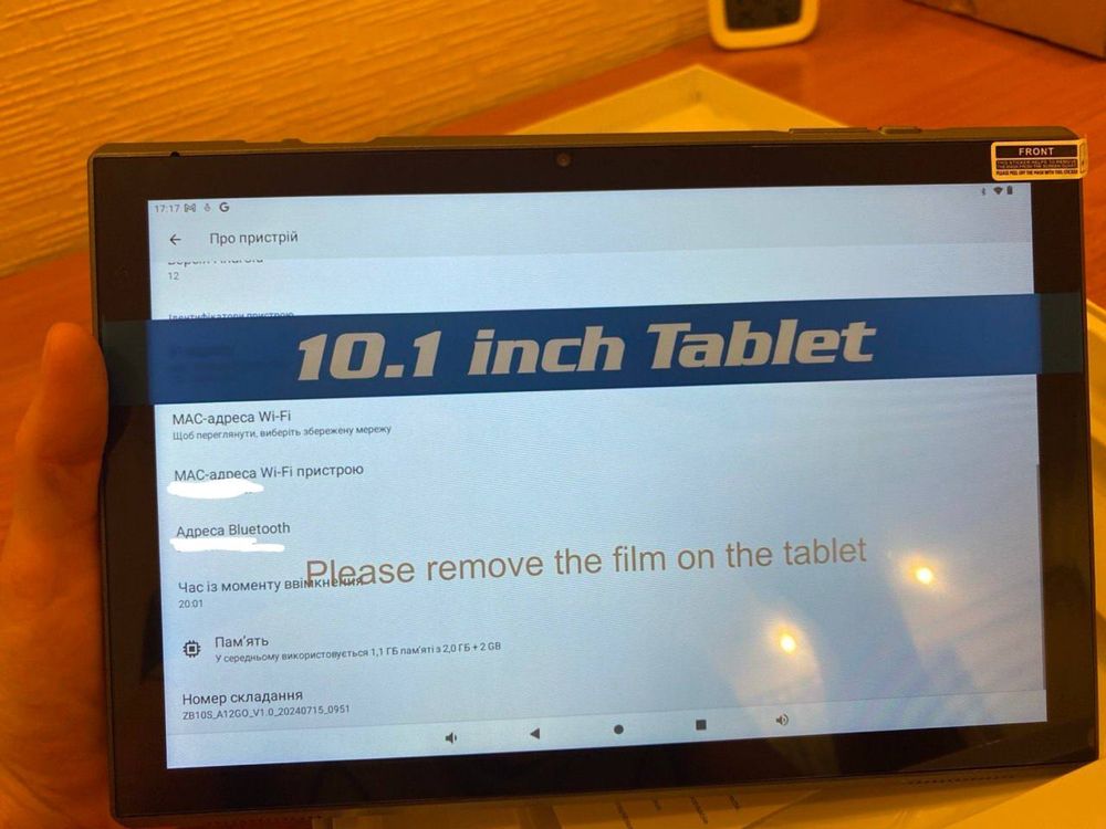 Новий планшет Tablet ZB10S на Windows 12, 32ГБ