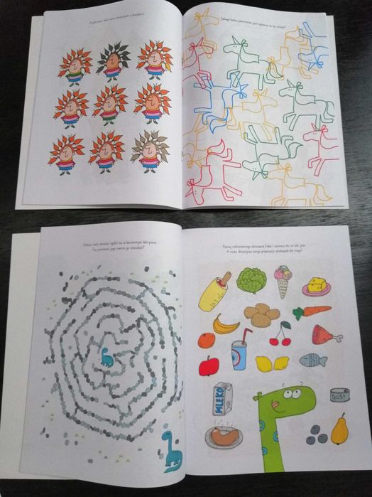 NOWE 3 książeczki ćwiczenia dla dzieci idealny prezent zestaw OKAZJA