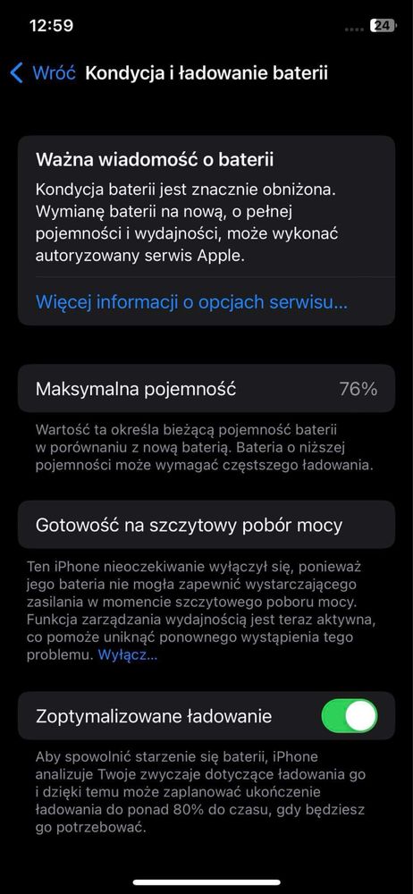 Iphone X 64GB 76%