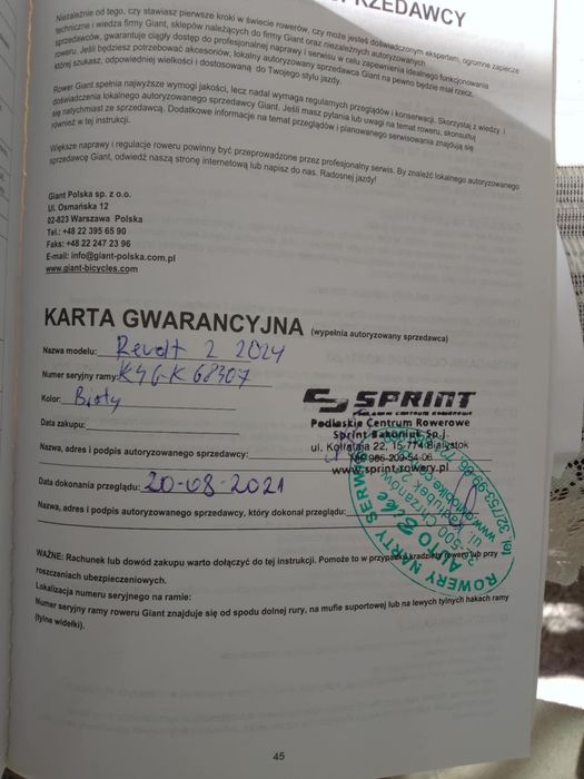 Sprzedam Giant Revolt 2