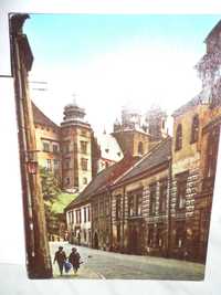 Kraków , ulica Kanonicza , pocztówka.