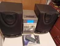 wysyłka 1zł - wieża Philips MCM390 pilot BT MP3 CD RDS kaseta superLCD
