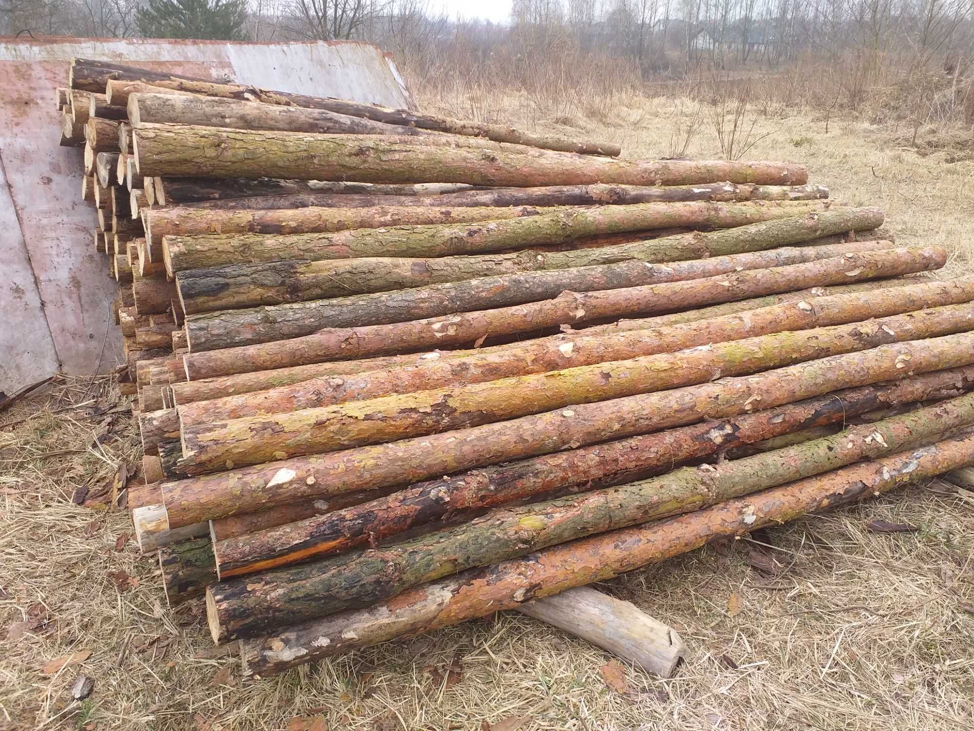Stemple budowlane  3 m.  i 4 m. Transport