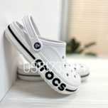 Білі Жіночі Мужские Крокси Crocs Bayaband Качественная Обувь