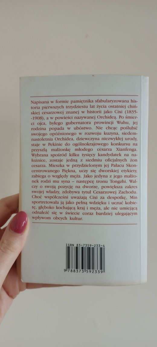 Jak nowa książka anchee min cesarzowa orchidea