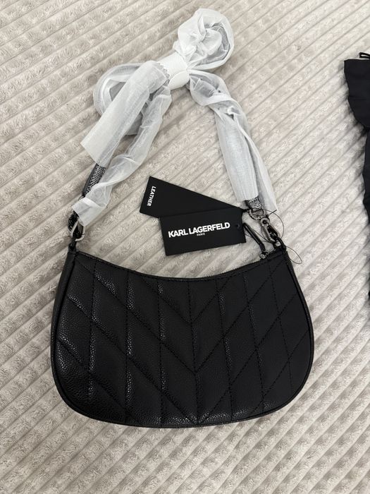 Сумочка шкіряна кроссбоді Karl Lagerfeld оринінал