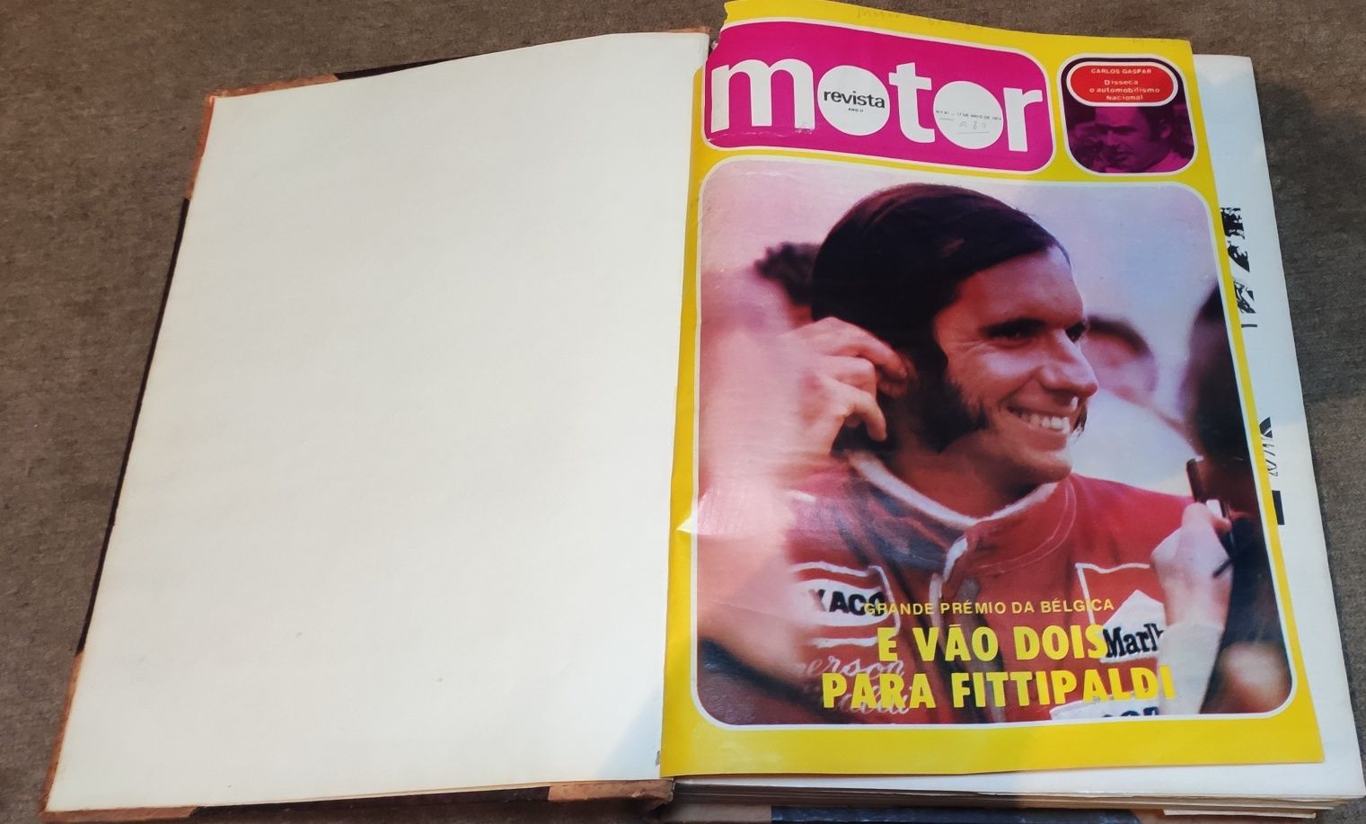 Coleção de Livros revistas Motor de automobilismo da década 1970 Ralis