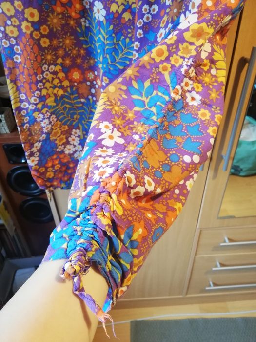 Szerokie letnie spodnie coś typu haremki