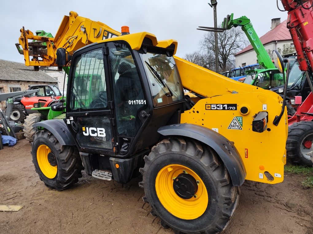 JCB 536-60 z 2017r ładowarka teleskopowa Manitou Merlo Bobcat