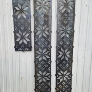 Лазерна різка металу Декоративні металеві вставки Ворота жалюзі Паркан