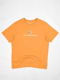 Nike Pomarańczowa koszulka t-shirt L logo