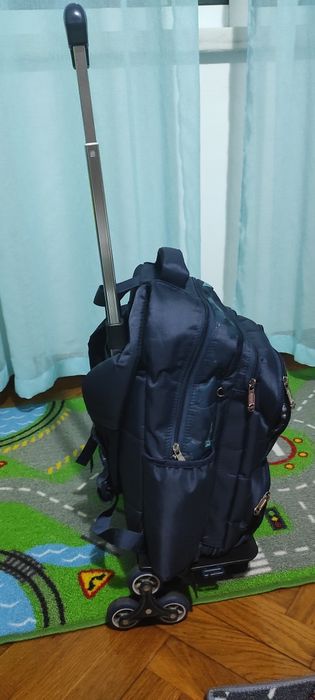 Mochila escolar com Trolley