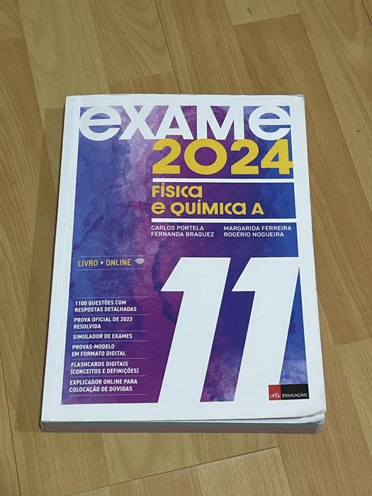 Livro de exame, Física e Química 11 ano, 2024