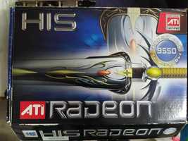 Placa Gráfica AGP 8x 256Mb Radeon 9550 com caixa e extras