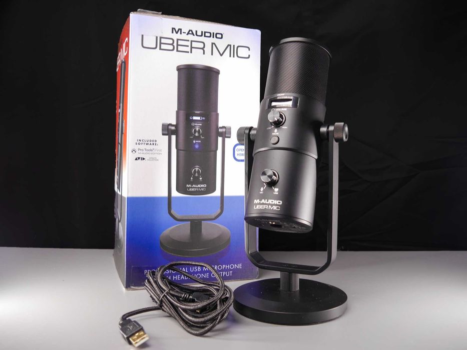 Profesjonalny mikrofon M-audio  Uber Mic - USB - interfejs w jednym