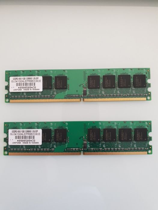 Memória Ram 2x GDDR2-800 1GB