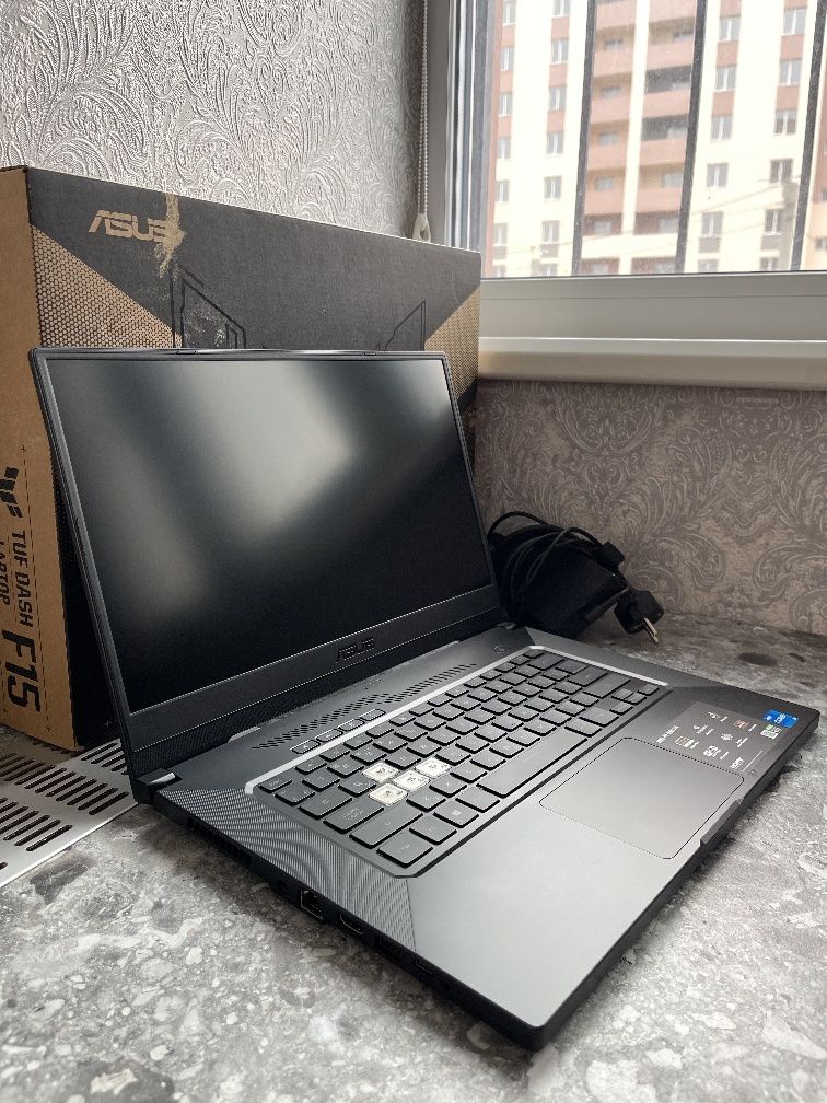 Ультра Геймерский  Asus Tuf Dash F15 144гц/RTX3050TI/ОЗУ 40гб