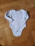 Body bawełniane bodziak f&f 86 na długi rękaw rękawek 12-18mc