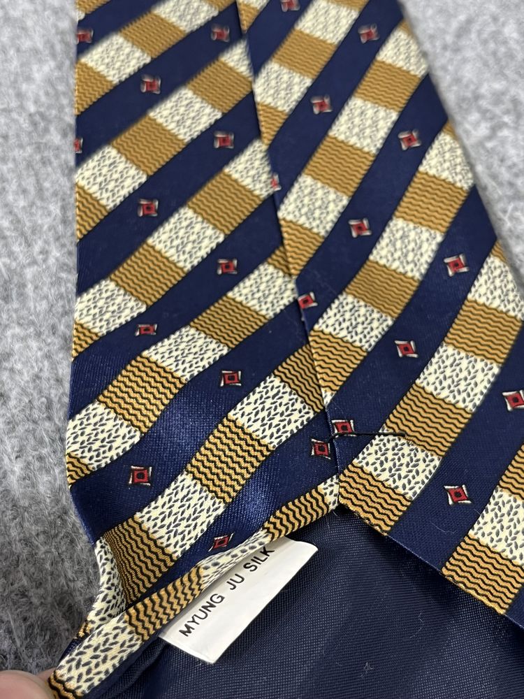 Jedwabny krawat Valeria Boldi hand made