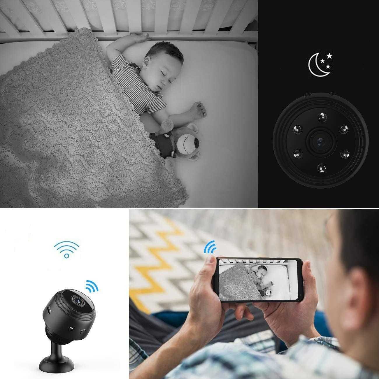 UKRYTA KAMERA SZPIEGOWSKA wifi hd mini kamera szpiegowska kamerka